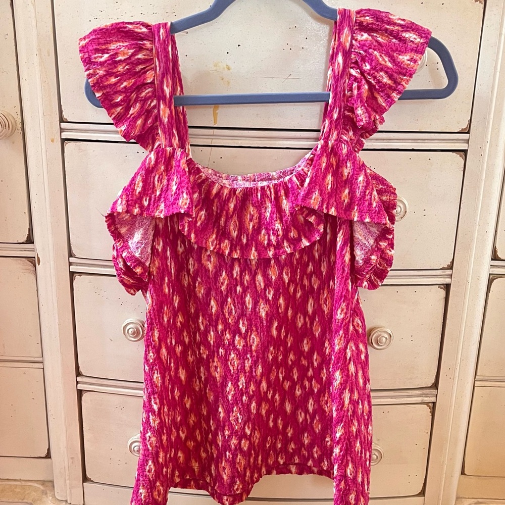 The Loft Ruffled Tank Top - Picture 3 of 11